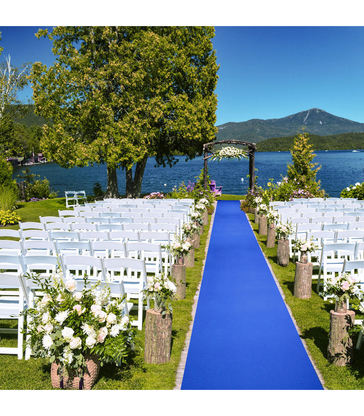 tappeto cerimonie eventi allestimenti 8 colori BLU Passatoia nuziale per matrimoni 