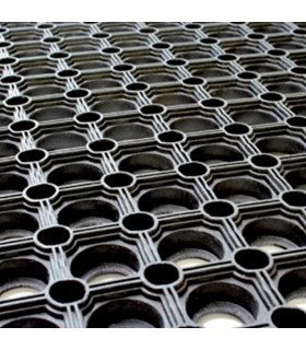 rubber gridded mat