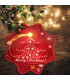 Christmas Star Tappeto di Natale a forma di stella, con fondo antiscivolo, disegno stella cometa