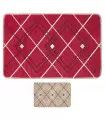 MARRAKECH - OPTICAL Modern and original double-sided carpet runner in recycled cotton, 3 sizes