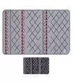 MARRAKECH - GRILL Modern and original double-sided carpet runner in recycled cotton, 3 sizes