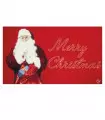 CHRISTMAS PARTY - BABBO NATALE Tappeto natalizio antiscivolo da interno ed esterno 40x70 cm