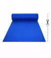 Rotolo moquette blu, tappeto per eventi, larghezza 2 mt