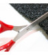 TWIST - Black, outdoor vinyl curl doormat. Tailored. cutting