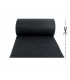TWIST - Black, outdoor vinyl curl doormat. Tailored. cut