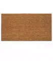 Doormat in coconut and non-slip rubber, simple and natural, 40x65 cm