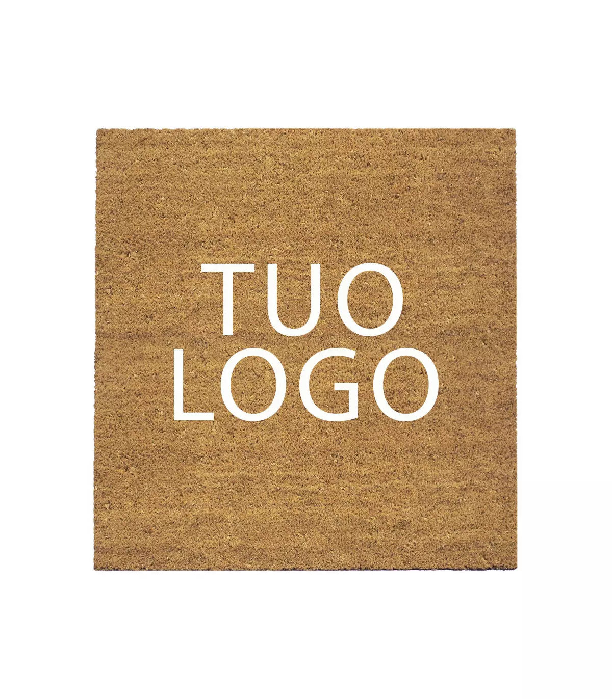 Zerbino personalizzato con logo, famiglia, iniziali in cocco