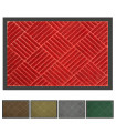 ROCKY - Interior and exterior entrance mat in rubber and absorbent carpet, various colors