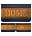 ELITE - Carved coconut and rubber doormat 45x75 cm