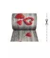 JOKE RED HEARTS - Custom made non-slip washable rubber kitchen rug