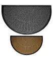 STRONG Non-slip rubber half-moon outdoor doormat, 2 colors 45x75 cm