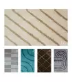 Non-slip modern and absorbent bathroom rug, 5 colors and 3 sizes, AIDA