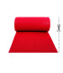 TWIST - red, vinyl outdoor doormat. Tailored. cut