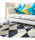 ART - Geometric Blue, design furniture carpet ambient