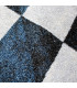 ART - Geometric Blue, design furniture carpet detail