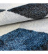 ART - Geometric Blue, design furniture carpet detail
