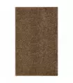 TREND - Tappeto moderno soggiorno, design a tinta unita, marrone