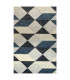 Design carpet model Art Geometric Blue