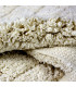 Particolare della fibra in cotone organico tappeto bagno Natural