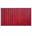 BAMBOO - Rosso, tappeto antiscivolo per la cucina, passatoia di bamboo effetto degradè