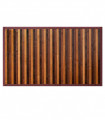 BAMBOO - Brown, non-slip rug for the kitchen, degradé effect bamboo runner