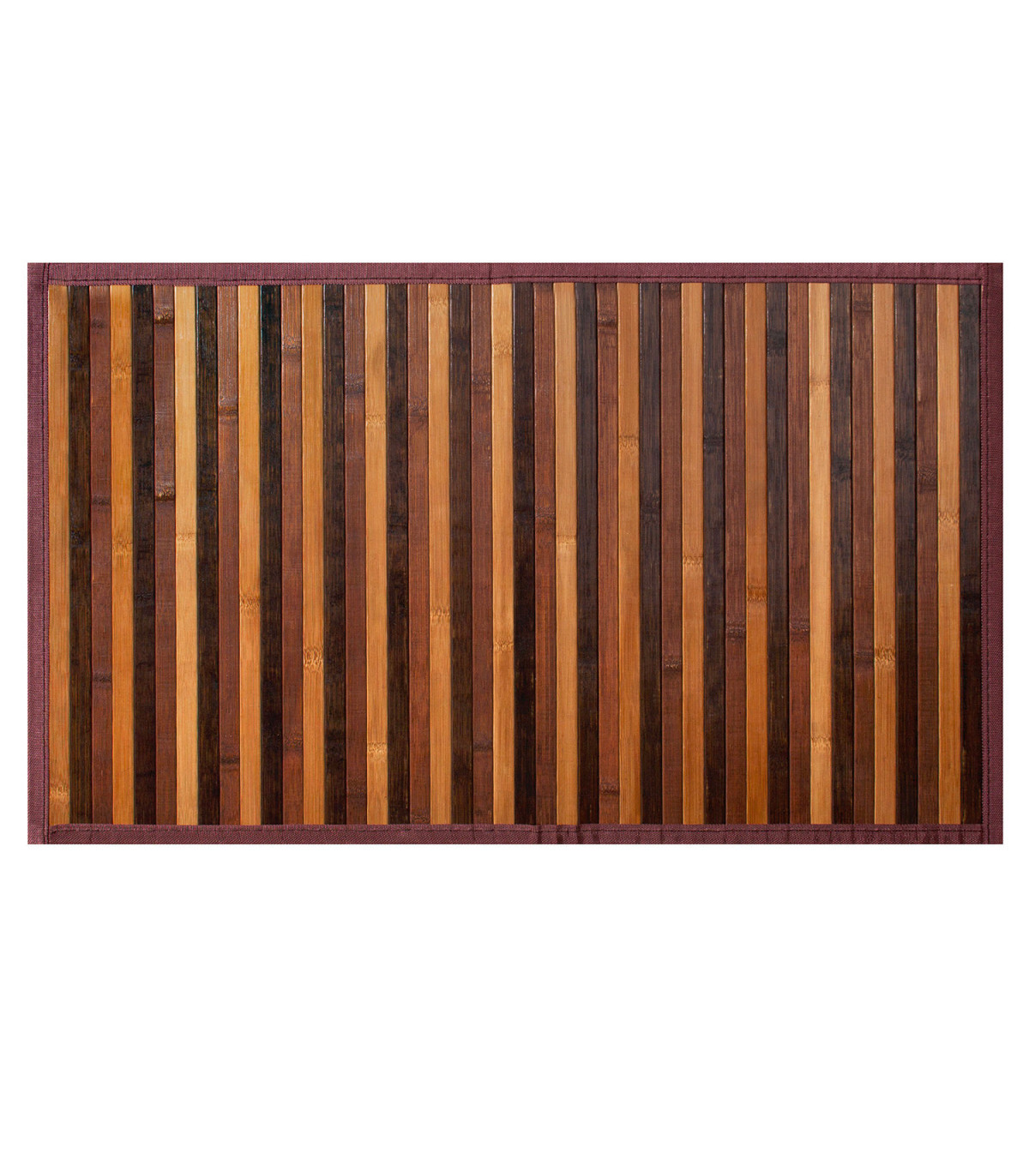 Carpet Wooden Bamboo Mat Runner degradation 'Slip Various Colours 50x140 
