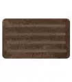 PARADISE - Anti-slip washable microfiber bath mat, brown various sizes