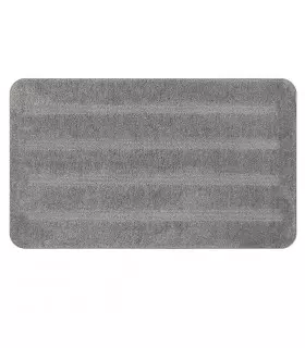 VENTOSA Shower Anthracite, anti-slip and anti-mold mat with heart print  52x52