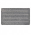 PARADISE - Grey, 100% microfiber short pile rug with non-slip bottom
