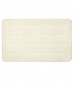 PARADISE - White, 100% microfiber short pile rug with non-slip bottom