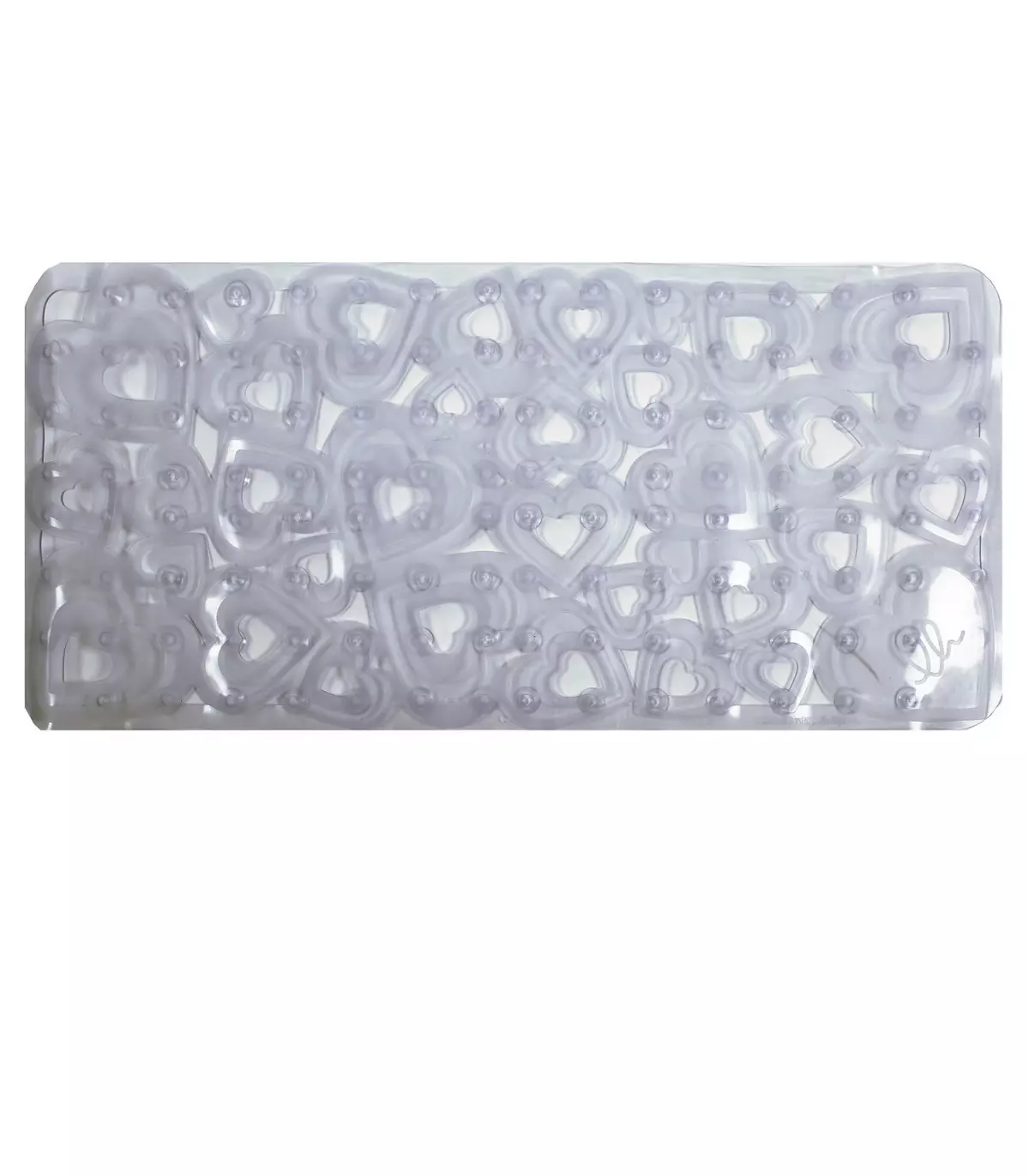 VENTOSA Shower White anti-mold anti-mold heart mat