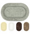 ARIEL - Tappeto bagno cotone, antiscivolo, ovale varie misure