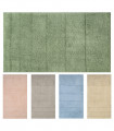 DAFNE - 100% cotton non-slip bath mat, large or small, 5 pastel colors